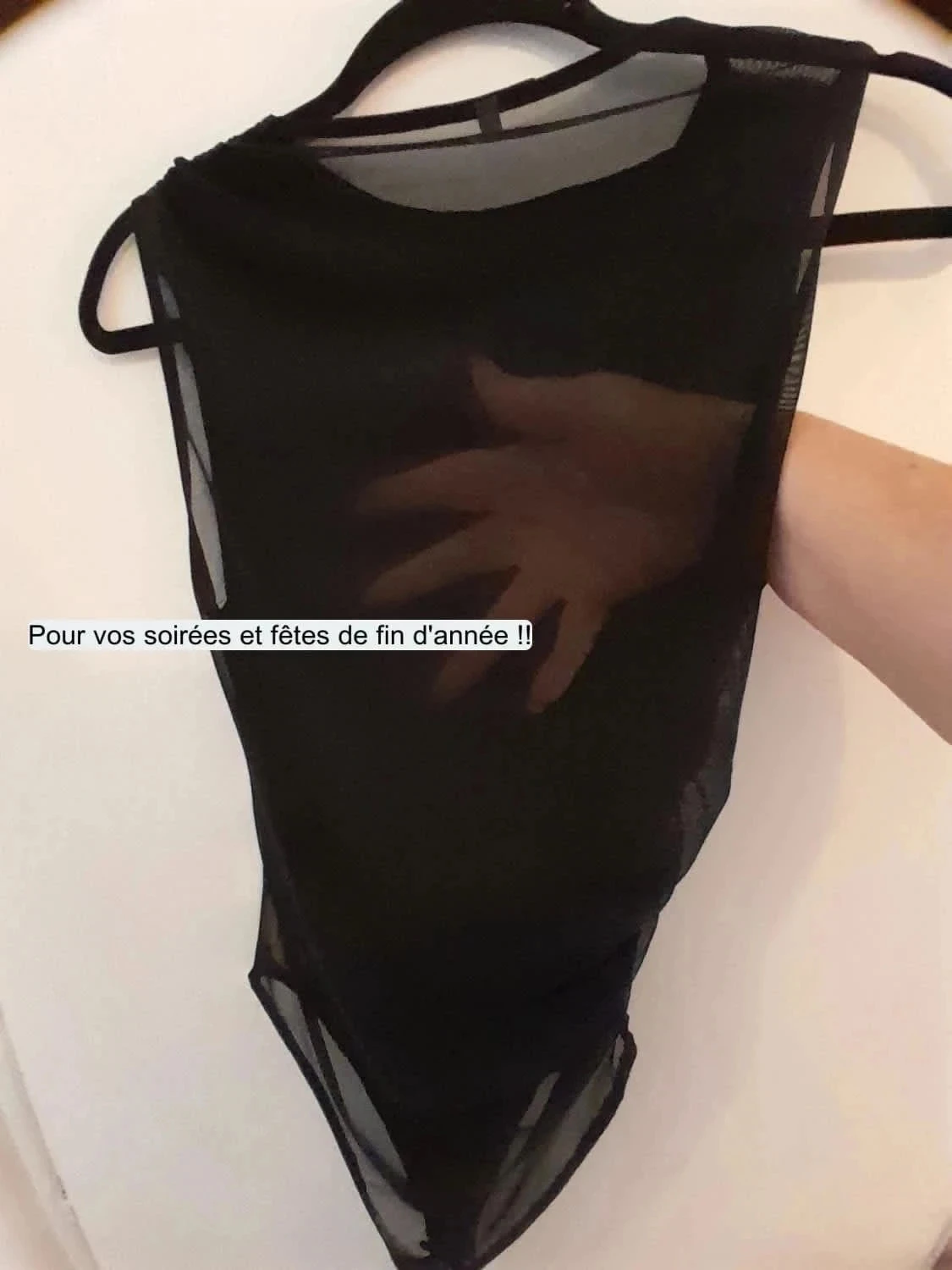 Magnífico Bodie, com duas velas, tamanho S, cor preto – photo 2